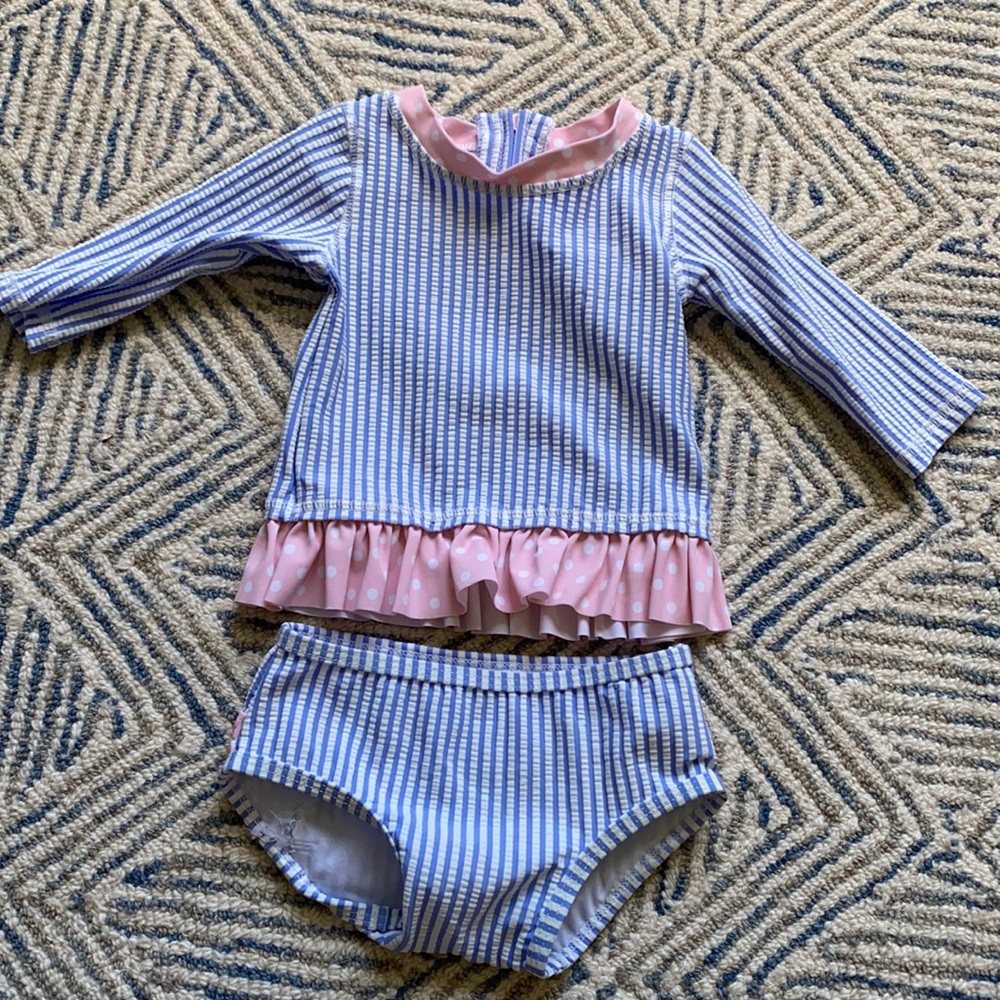 Ruffle butts sear sucker swimsuit